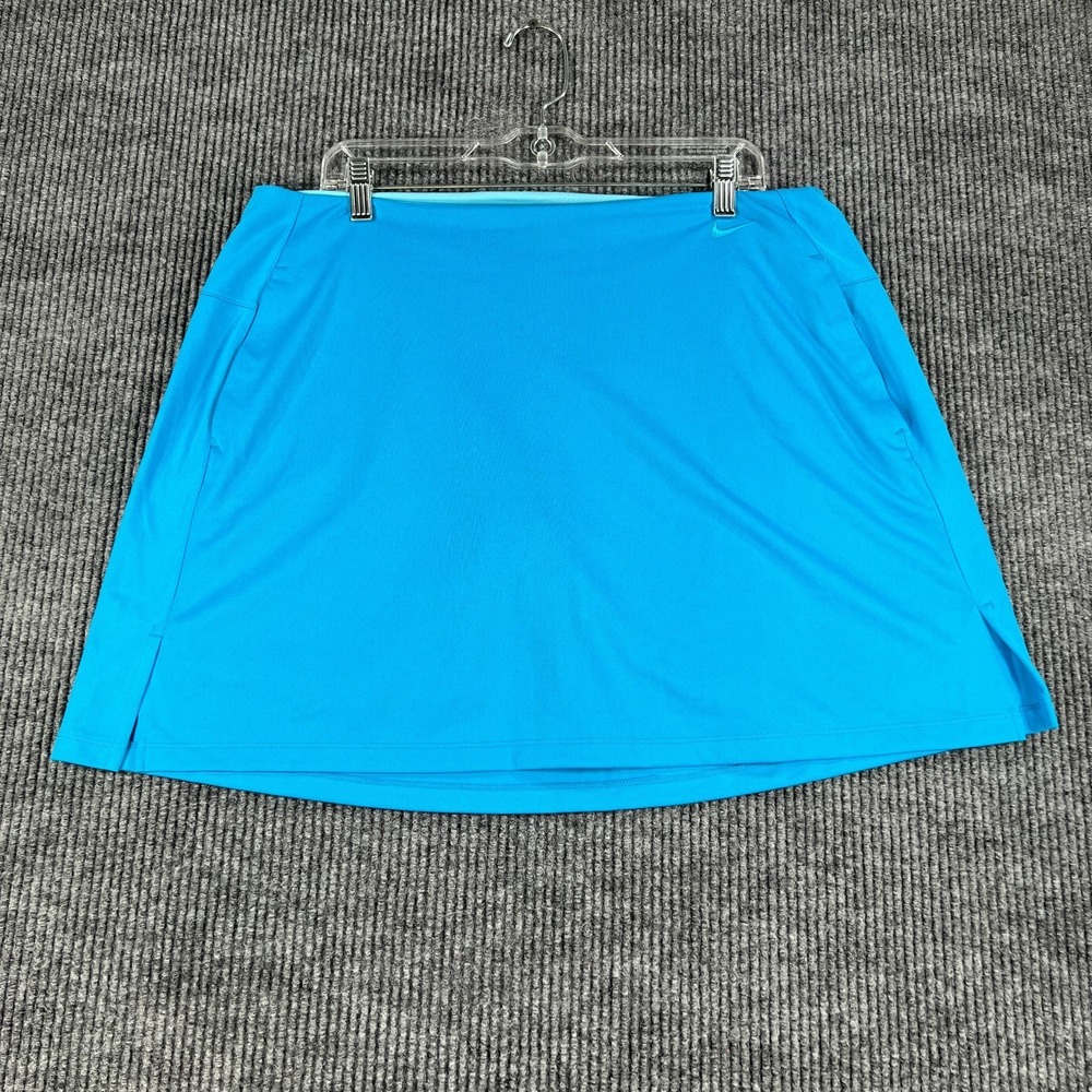 Nike Skort Skirt Womens XL Blue Standard Dri Fit Tennis Golf Pickleball New